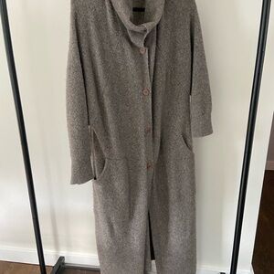 Wool and yak maxi sweater